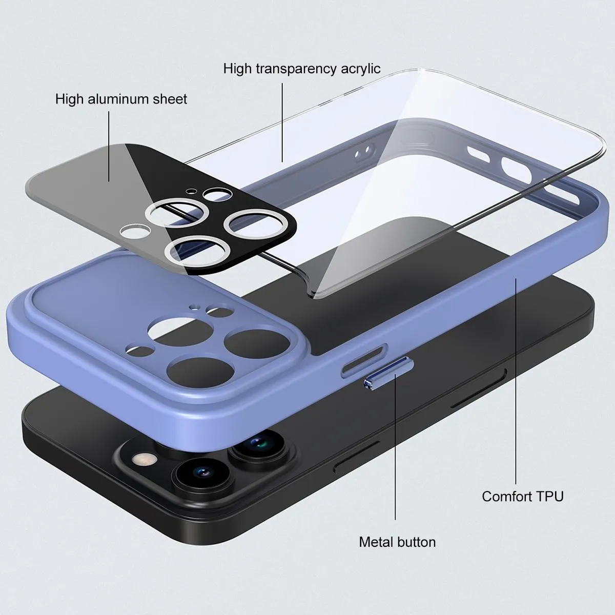 Acrylic   Tpu Phone Case For Large Windows