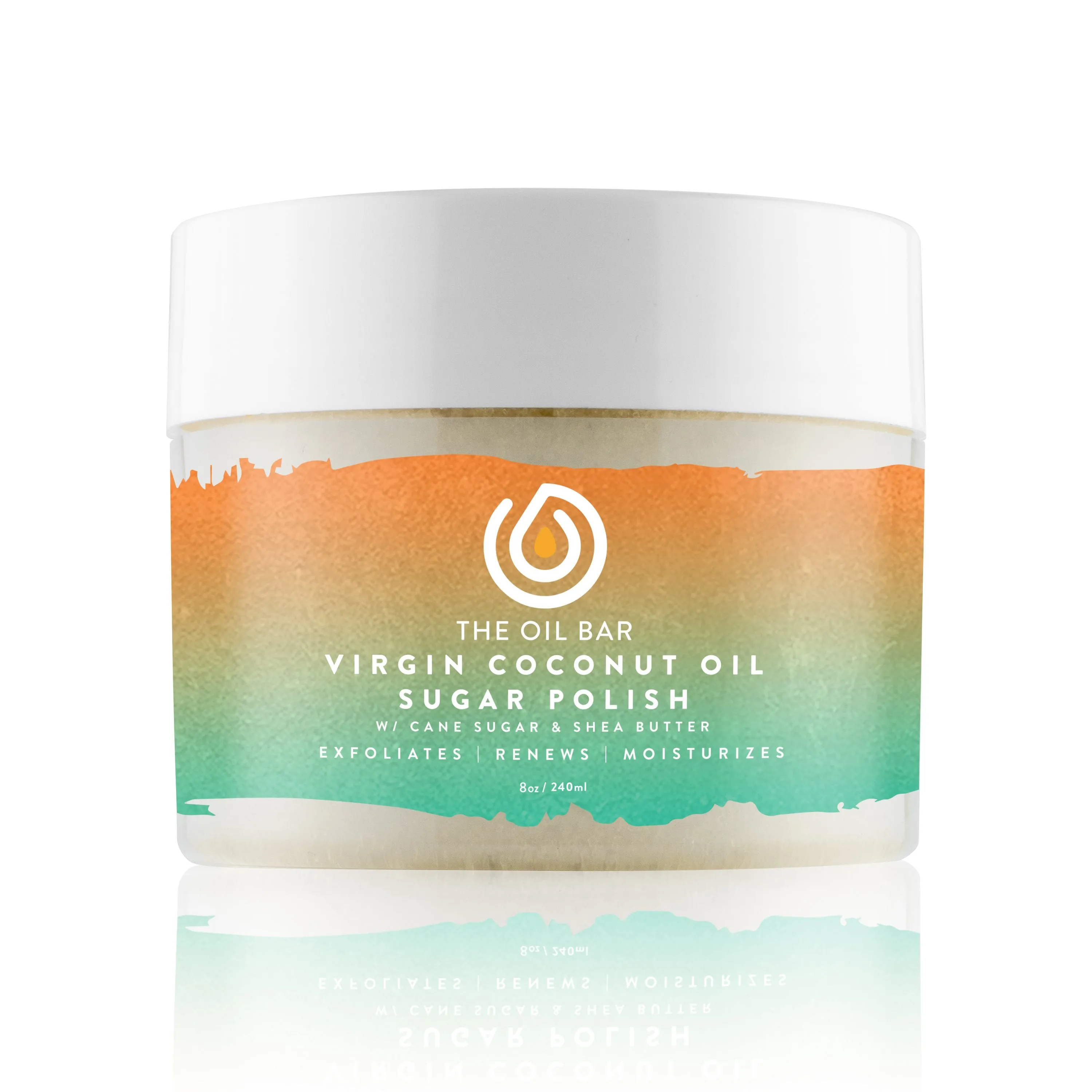 Arabian Sandalwood Virgin Coconut Oil Sugar Polish