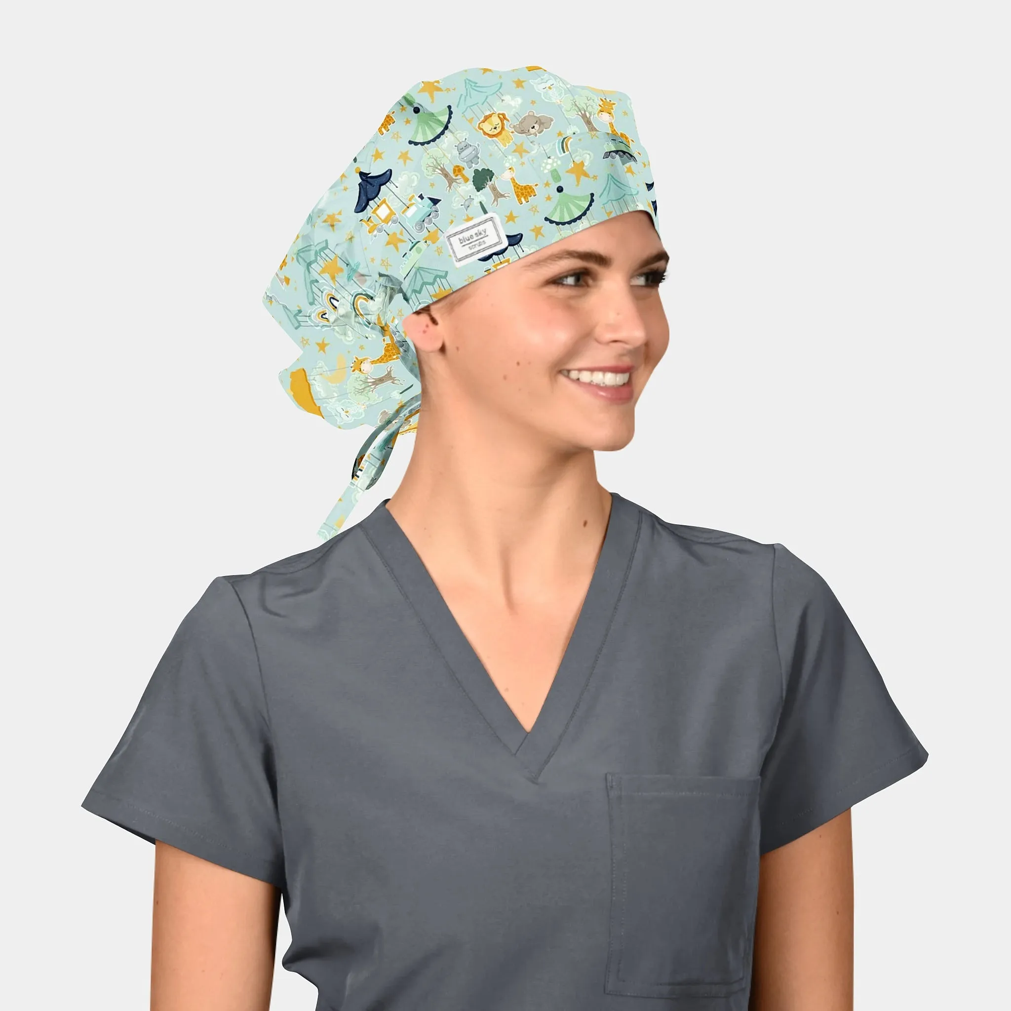 Bedtime Lullaby - Poppy Surgical Caps