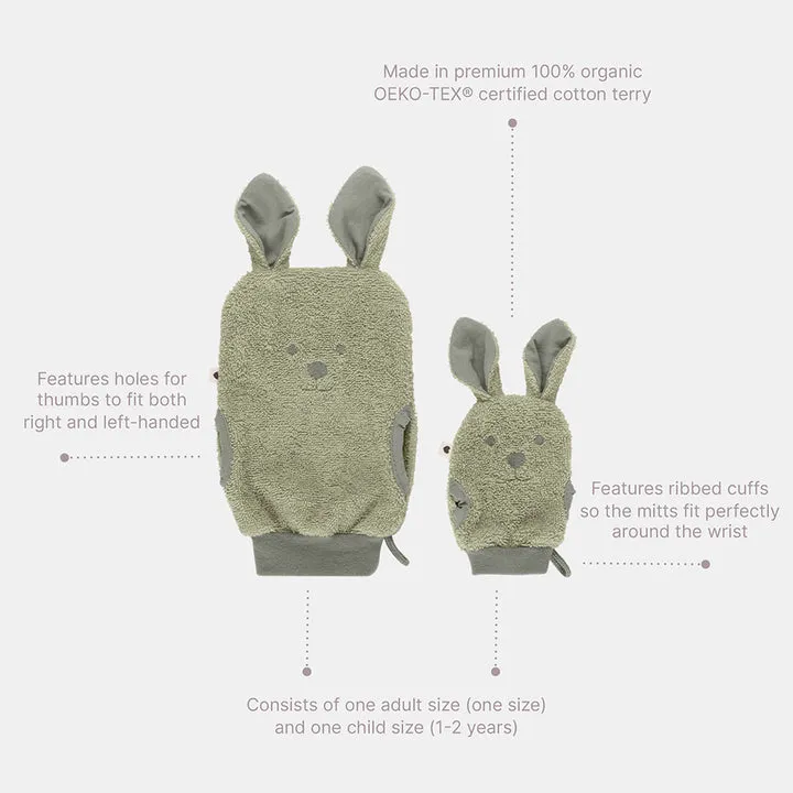 BIBS Kangaroo Bath Mitts