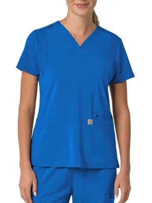 Force Cross-Flex - Women's Flex Panel V-Neck Scrub Top [1]