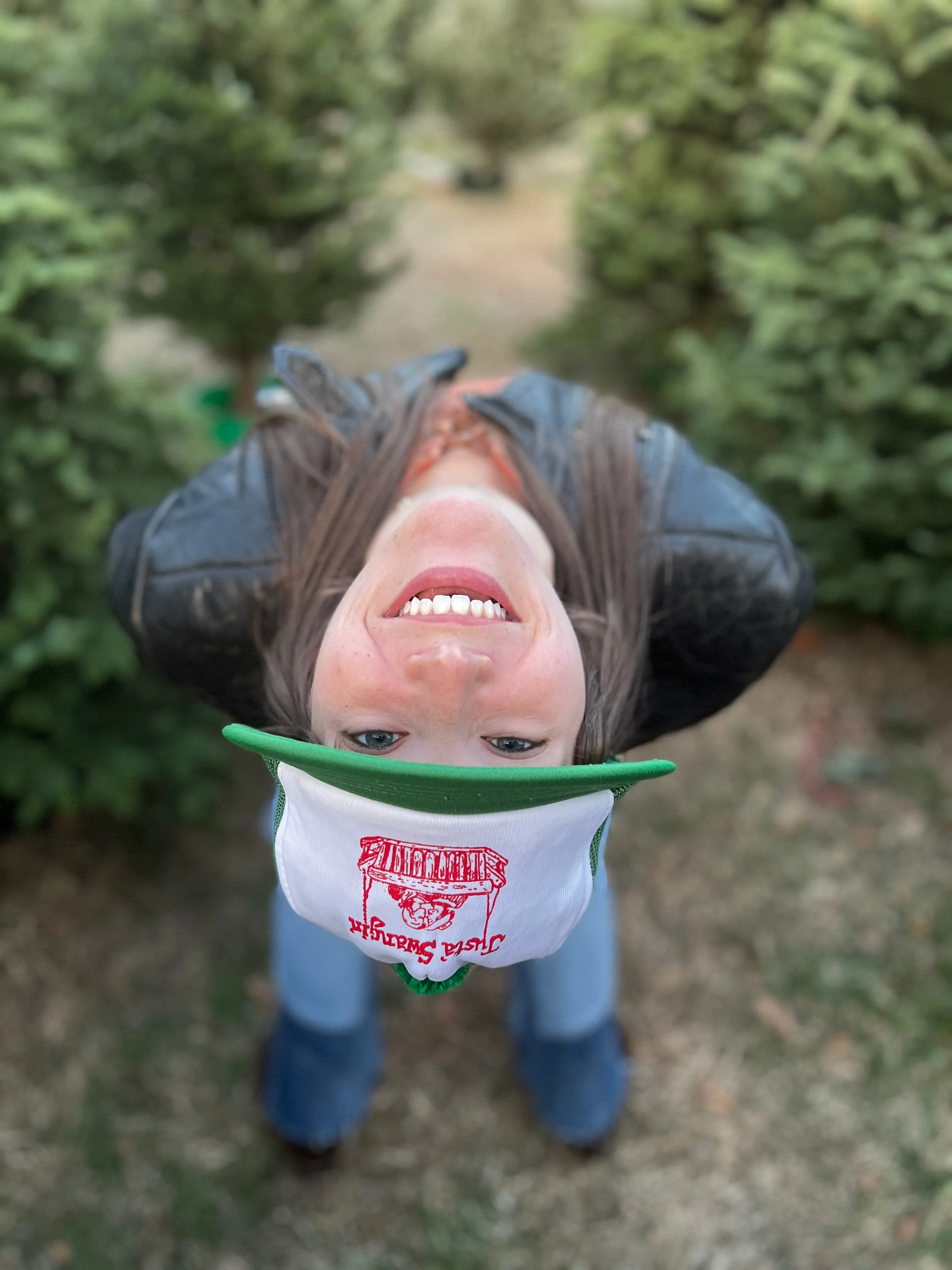 Green Vintage Trucker Hat: Just A Swangin', Kap Int'l Inc.