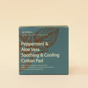 Herbbies Peppermint & Aloe Vera Soothing & Cooling Cotton Pad
