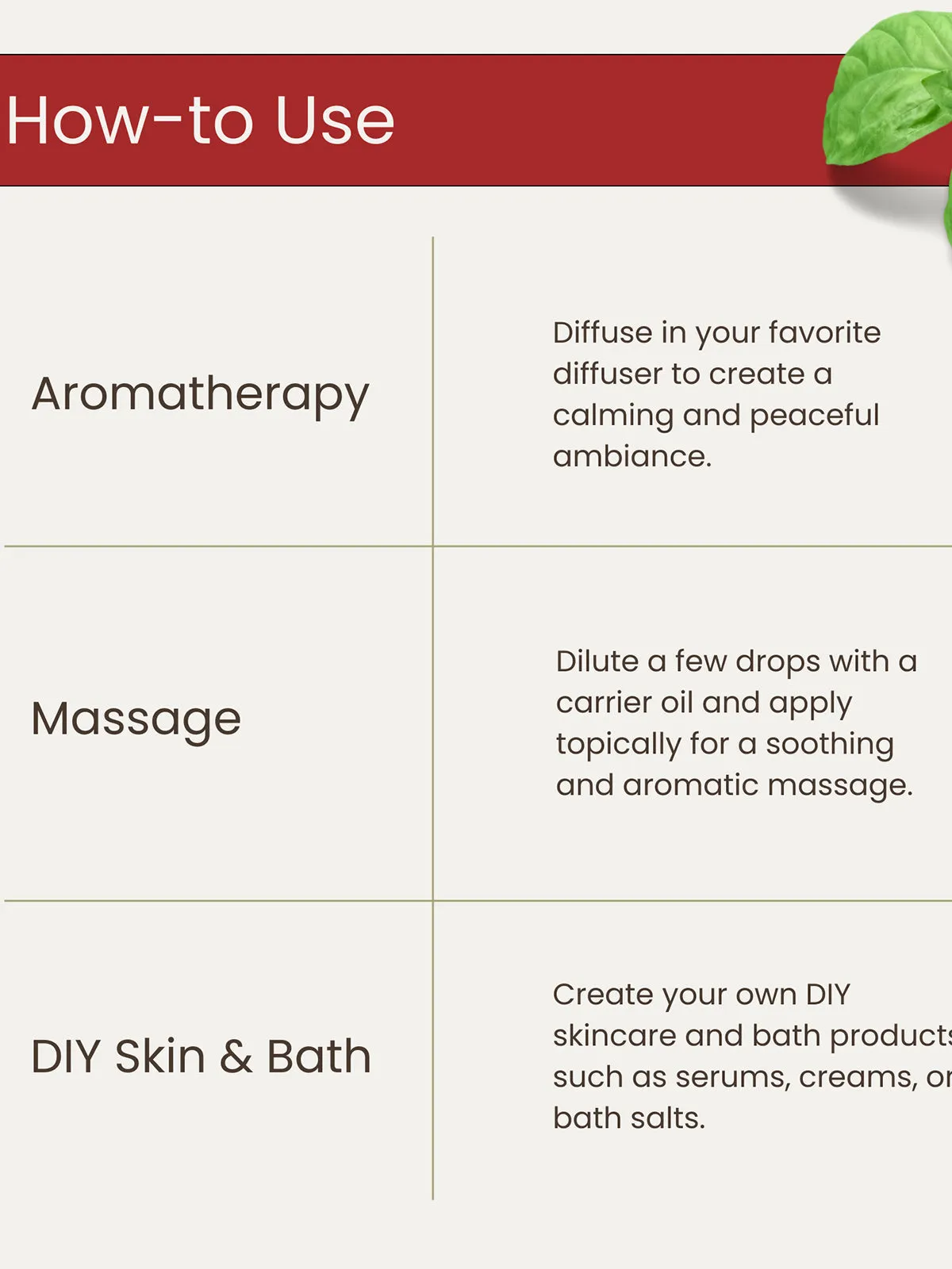 Holy Basil Essential Oil