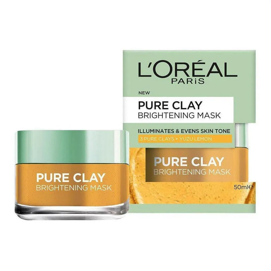L'Oral Pure Clay Mask Brightening 50ml
