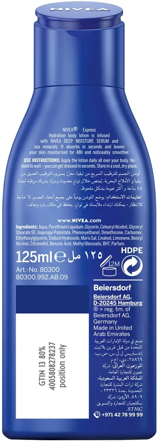 Nivea Nourishing Body Lotion For Dry Skin