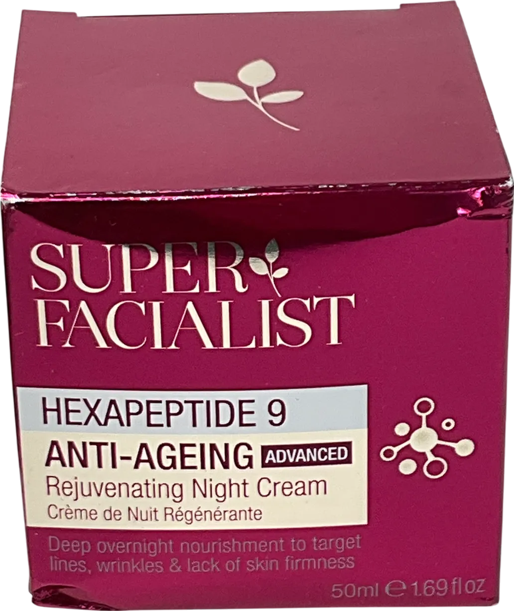 Super Facialist Hexapeptide-9 Anti-ageing Advanced Rejuvenating Night Cream 50ml