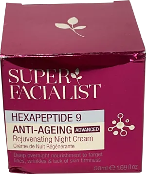 Super Facialist Hexapeptide-9 Anti-ageing Advanced Rejuvenating Night Cream 50ml