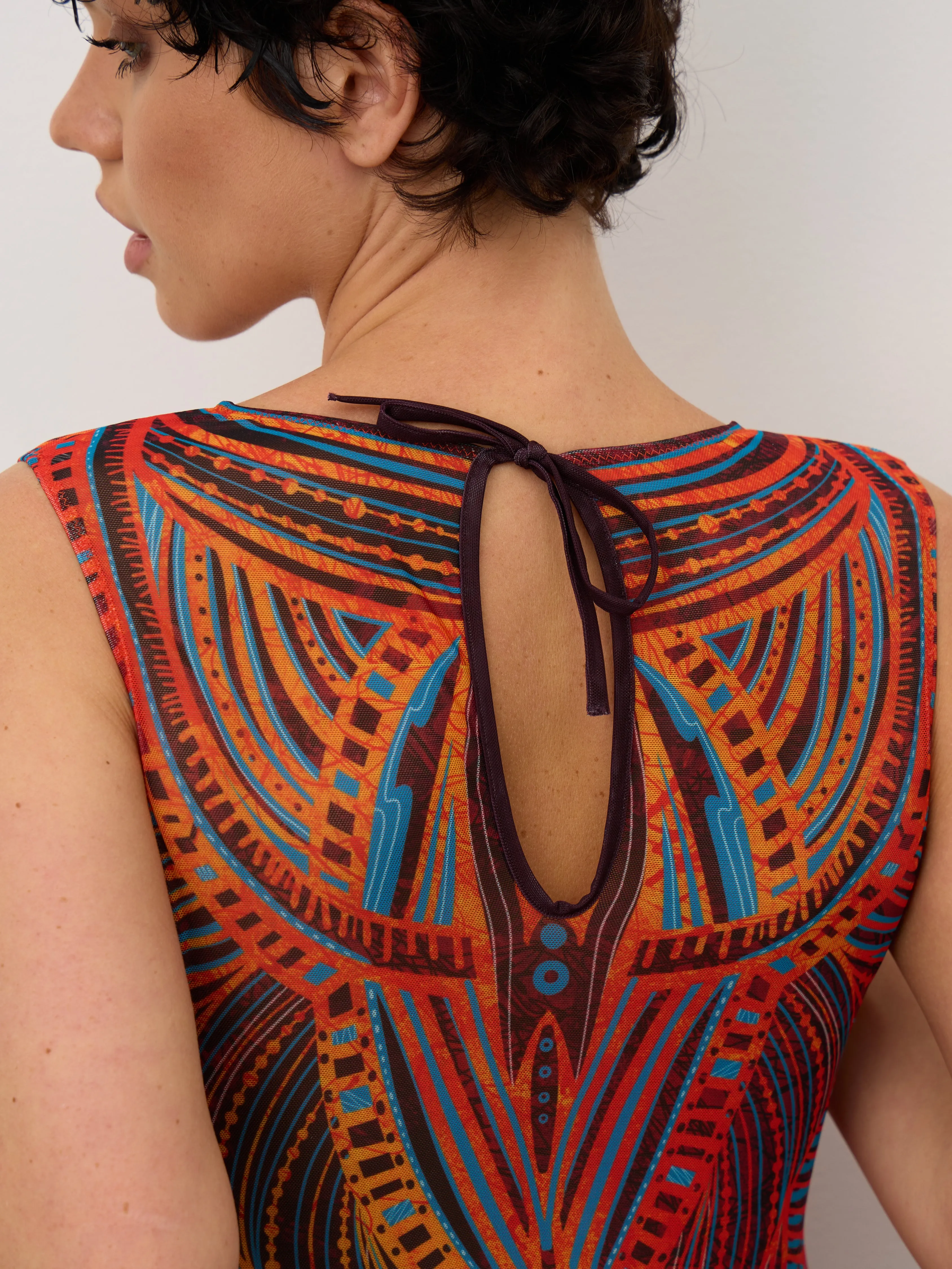 Tribal Africa Smart Swimsuit SPF 50  Unique One-Piece for Women