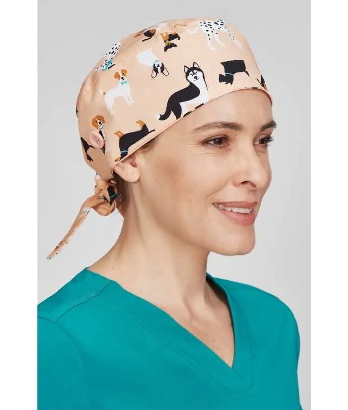 Unisex Printed Scrub Cap