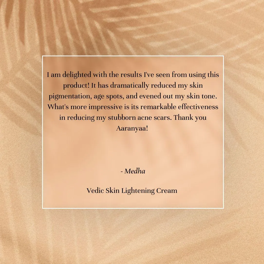 Vedic Skin Lightening Cream