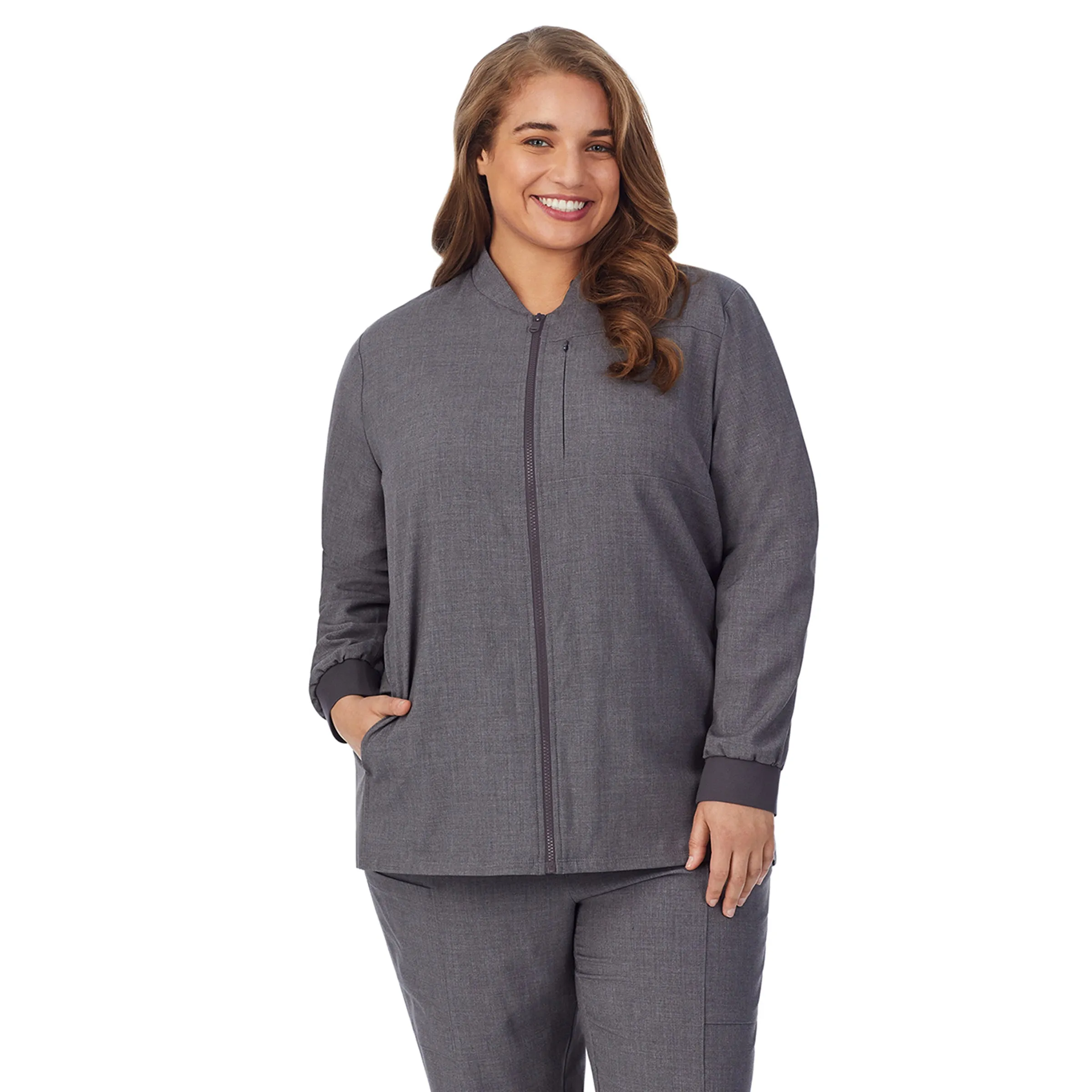 Womens Scrub Jacket PLUS