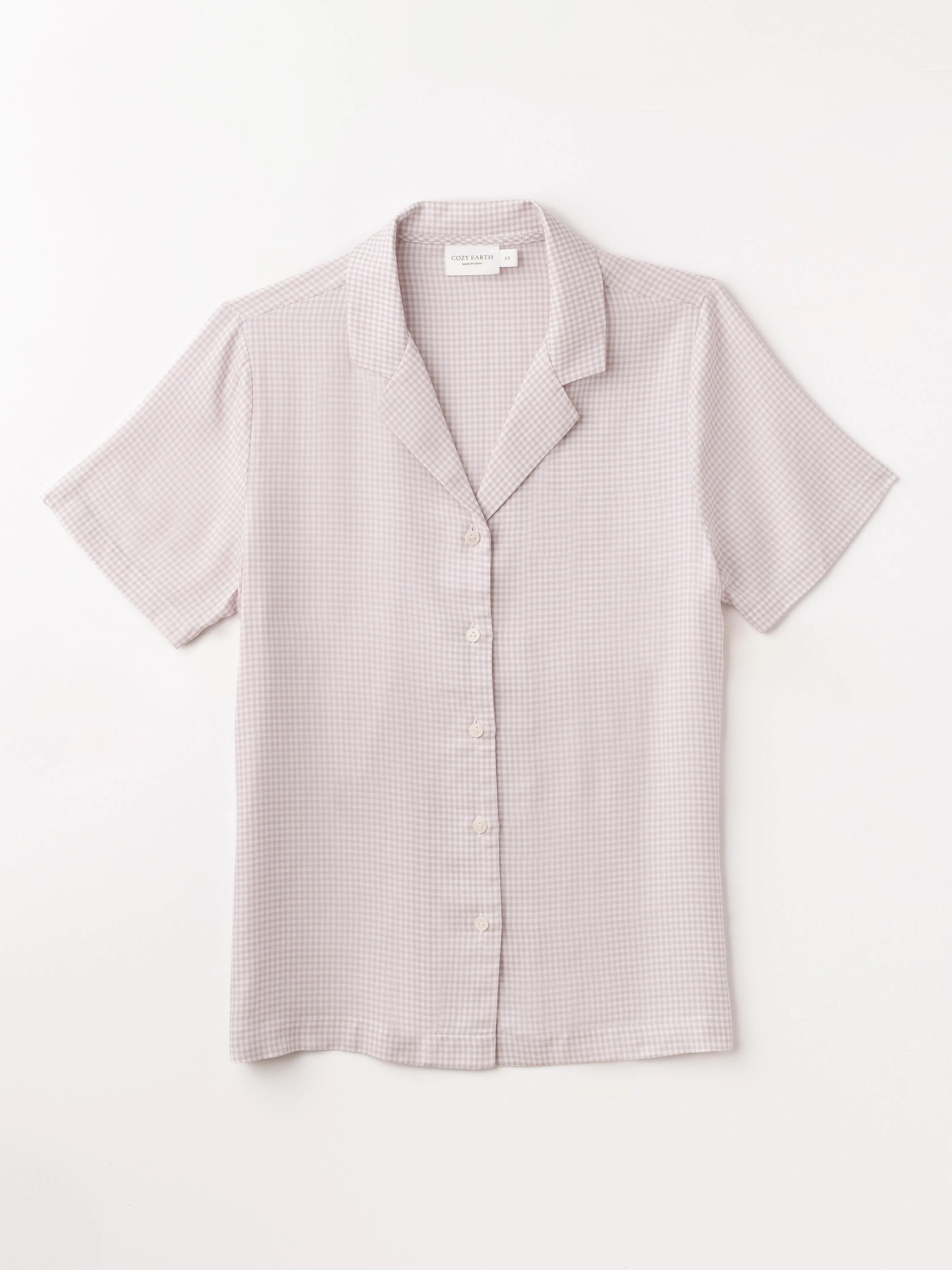Women's Soft Woven Short Sleeve Pajama Set
