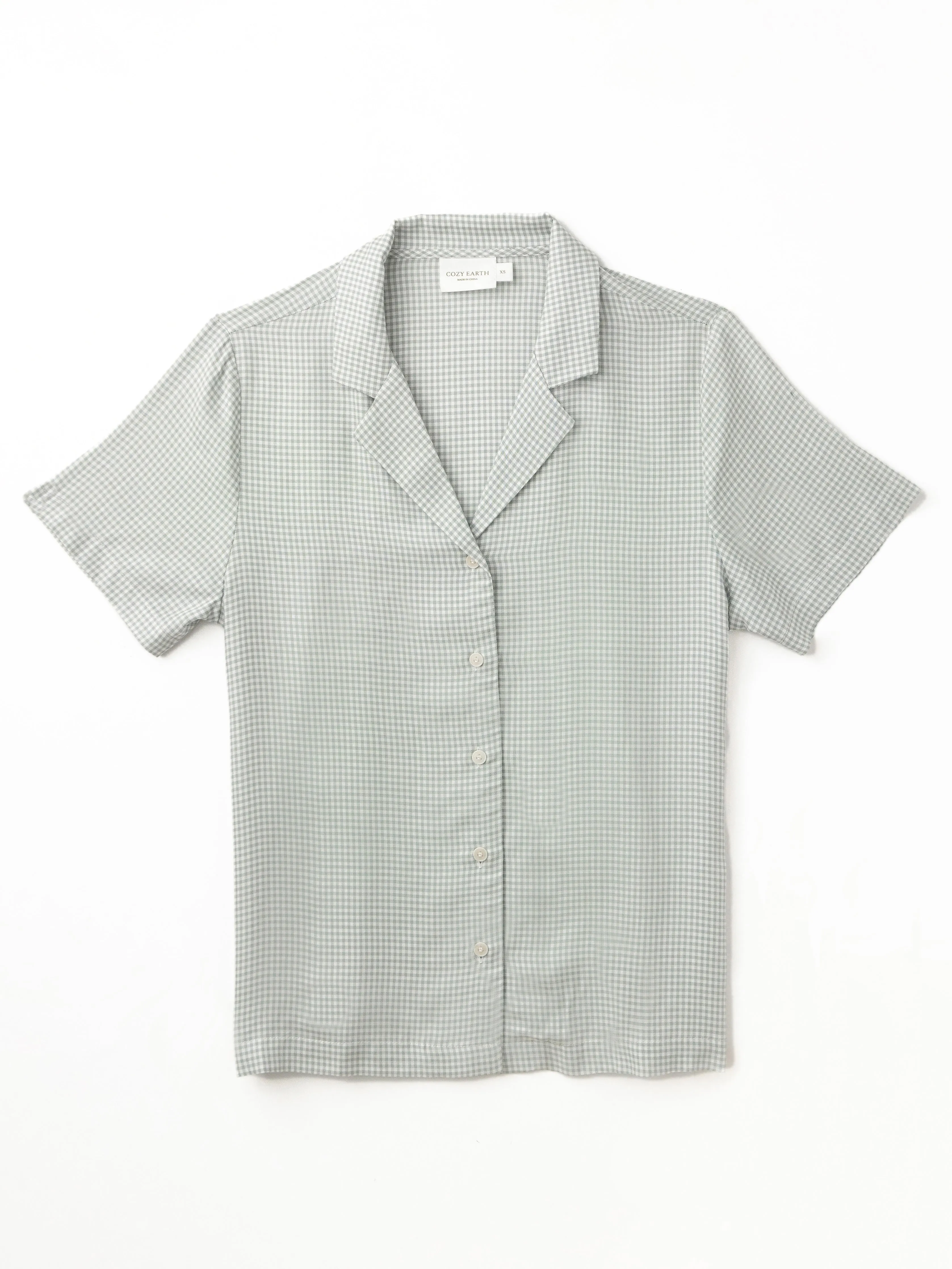 Women's Soft Woven Short Sleeve Pajama Set