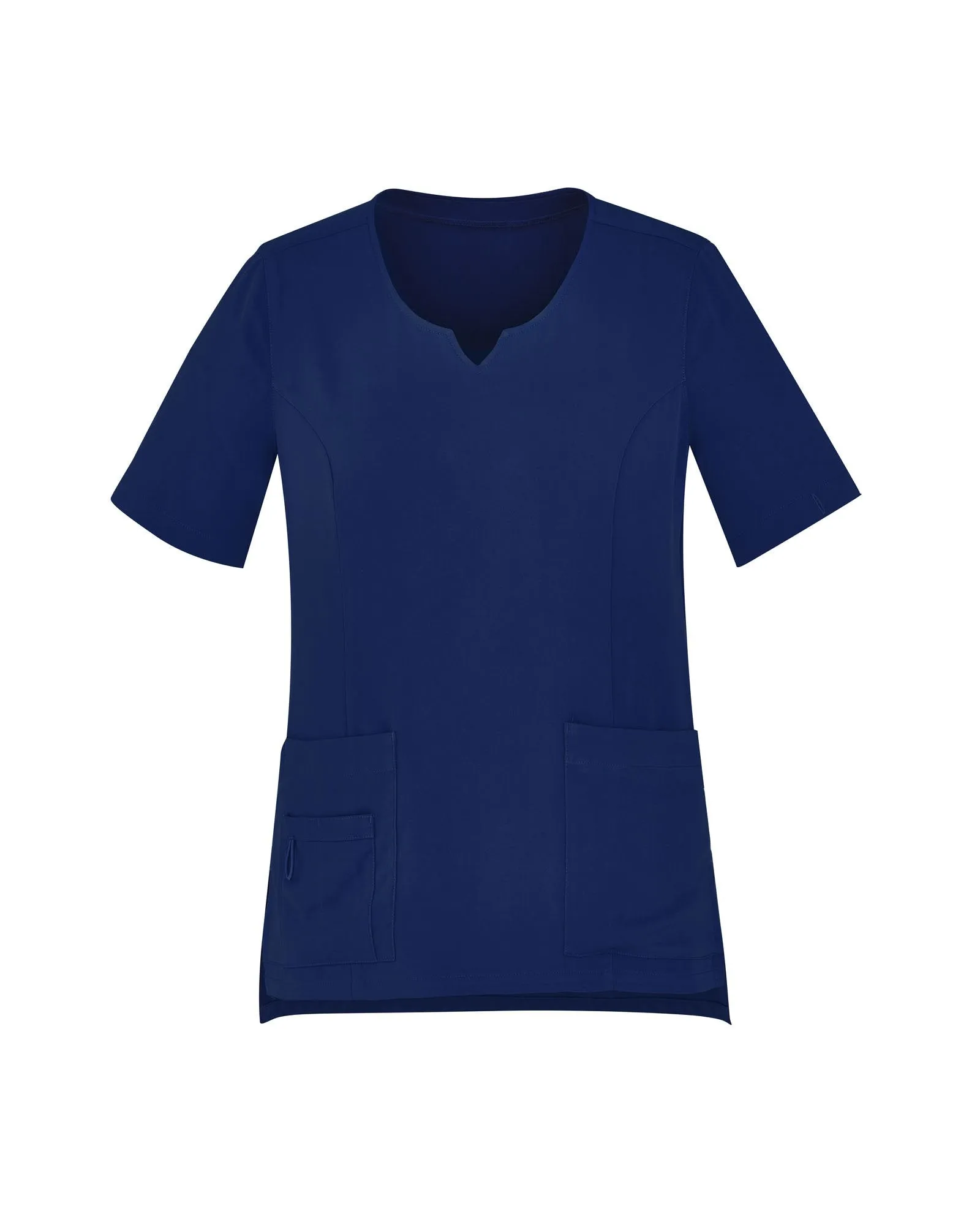 Womens Tailored Fit Round Neck Scrub Top