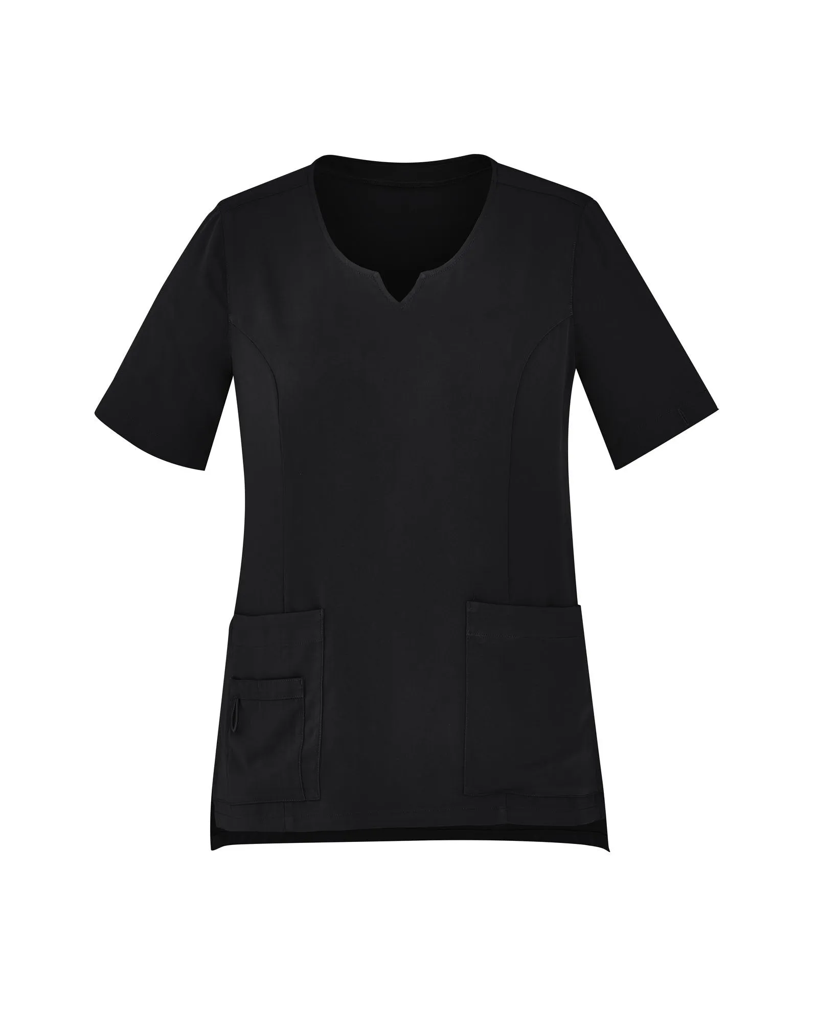 Womens Tailored Fit Round Neck Scrub Top